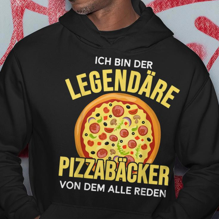 Ich Bin Der Legendäre Pizzabäcker Weltbester Pizzabäcker Hoodie Lustige Geschenke