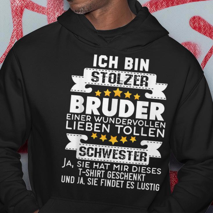 Ich Bin Stolzer Bruder Eines Wundervollen Schwester Hoodie, Herren Tee Lustige Geschenke