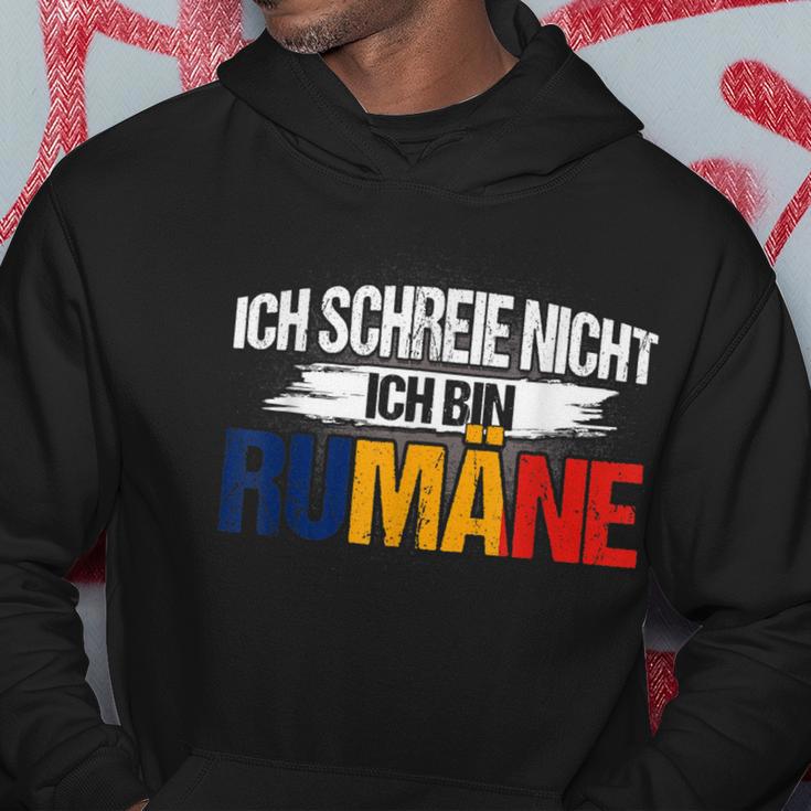 Ich Schreie Nicht Ich Bin Rumäne Rumänien Rumänisch Hoodie Lustige Geschenke