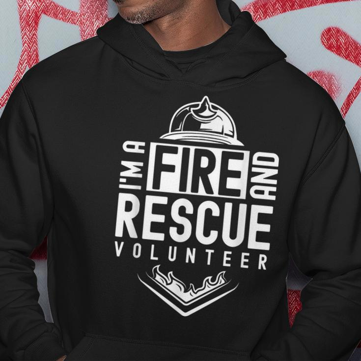 Im A Fire And Rescue Volunr Firefighter Voluntary Hoodie Funny Gifts