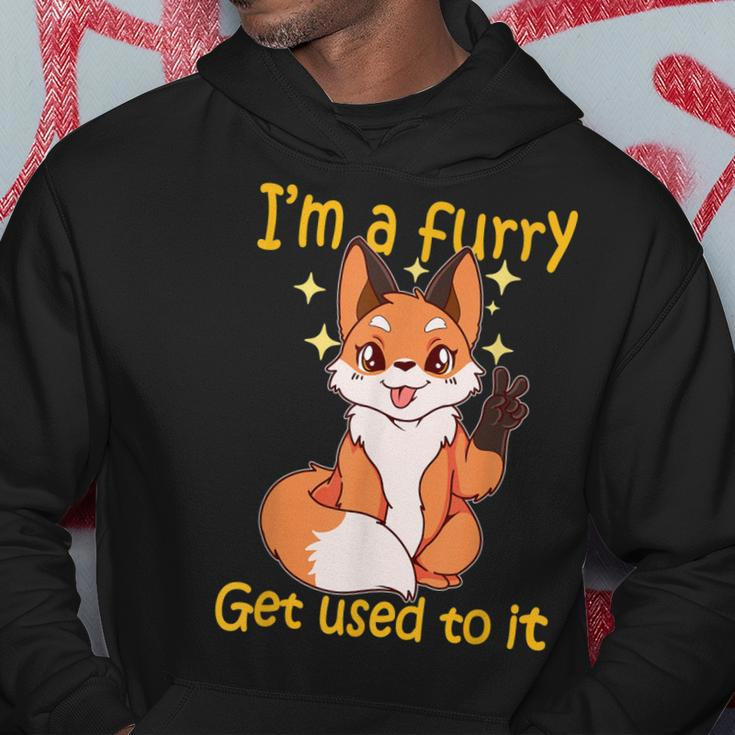 Im A Furry Get Use To It Furry Gift Furry Hoodie Unique Gifts