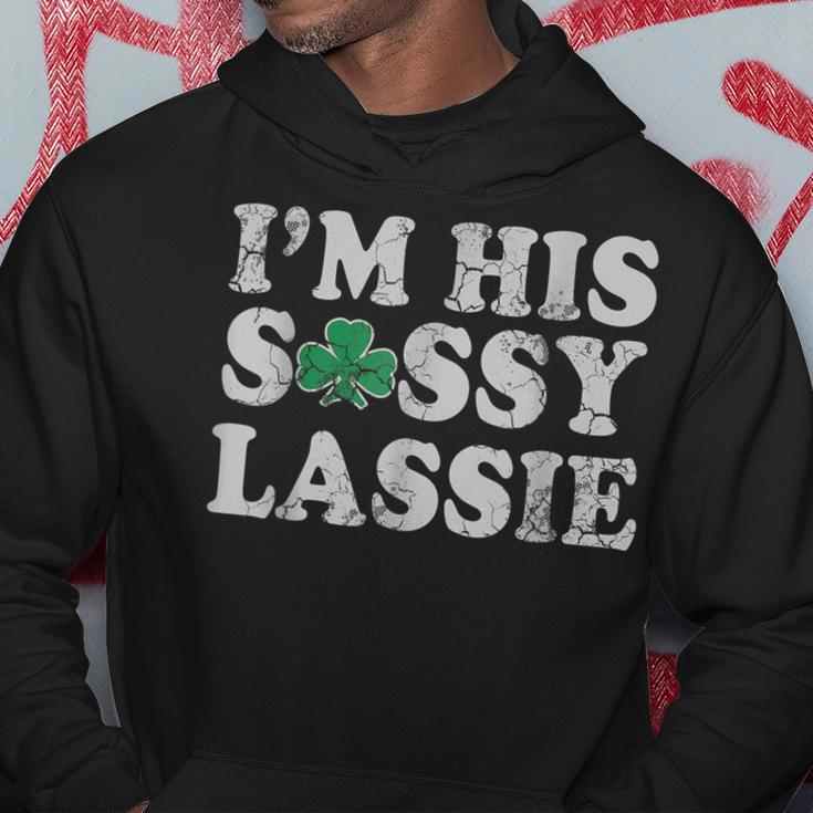 Im His Sassy Lassie Couples St Patricks Day Matching Hoodie Funny Gifts