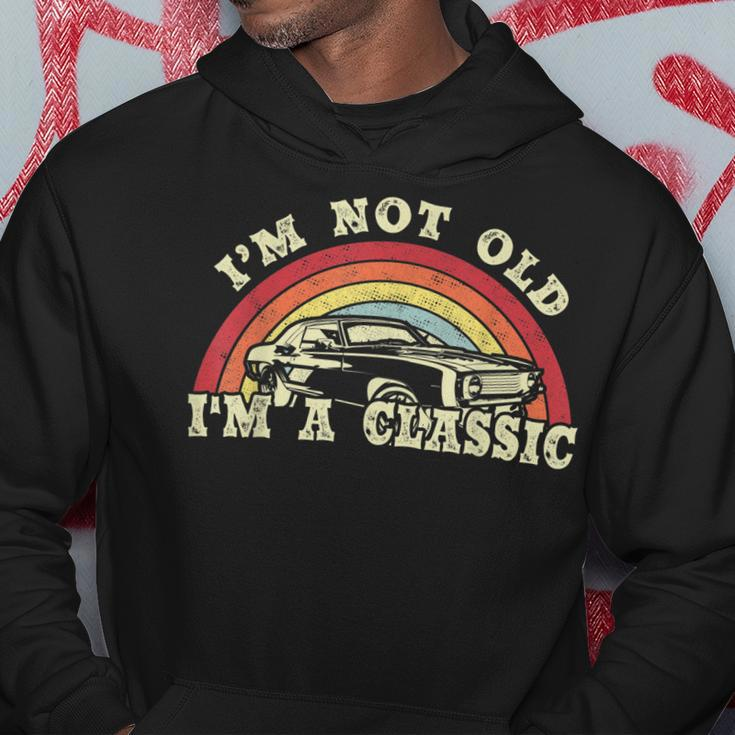Im Not Old Im A Classic Vintage Car Dad Grandpa Men Hoodie Funny Gifts
