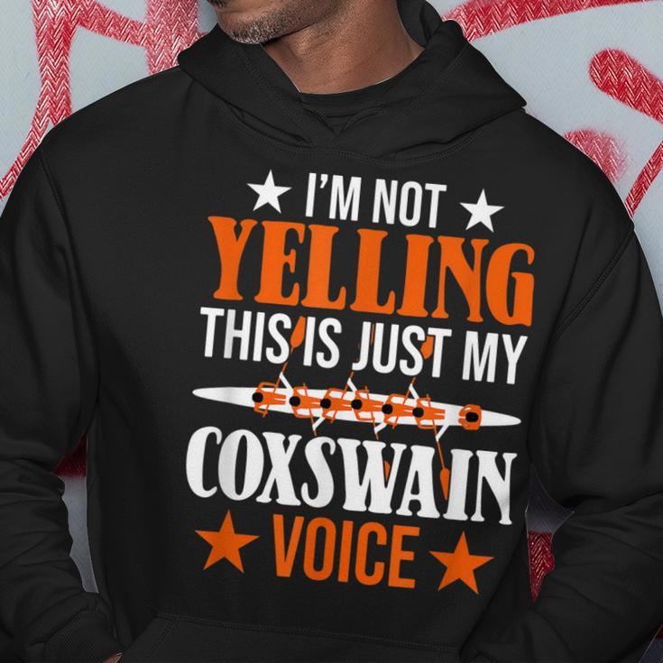Im Not Yelling This Is Just My Coxswain Voice Crew Rowing Hoodie Unique Gifts