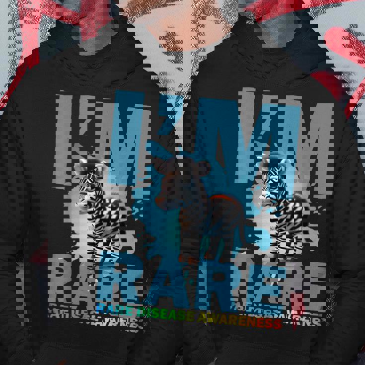 Im Rare Cute Zebra For Rare Disease Awareness Hoodie Unique Gifts