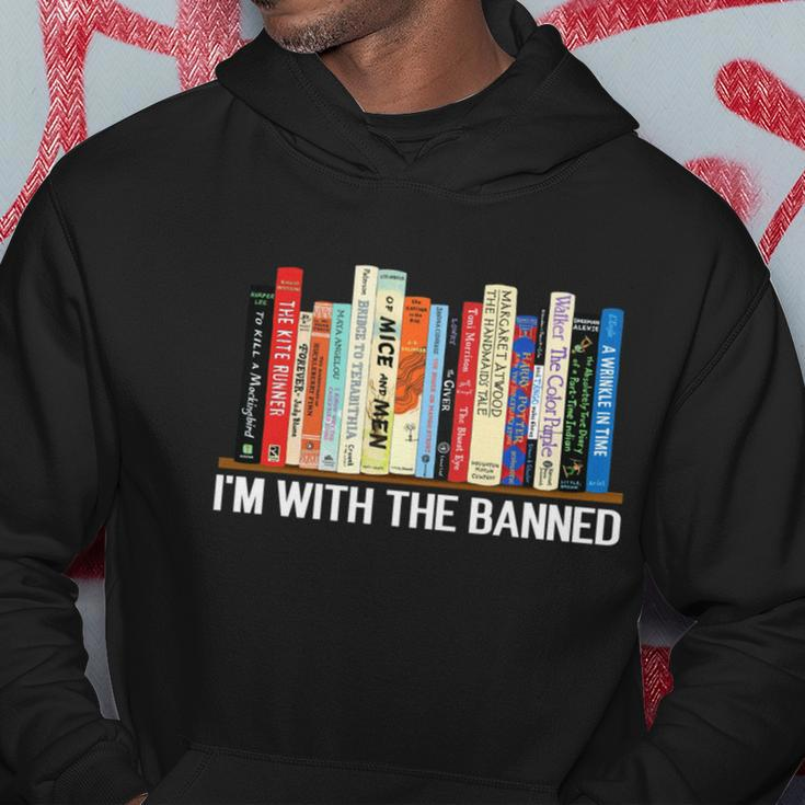 Im With The Banned Banned Books Reading Books Hoodie Personalized Gifts