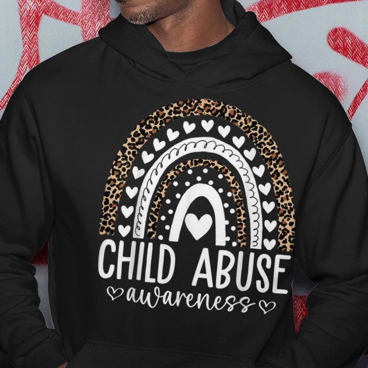 In April We Wear Blue Cool Child Abuse Prevention Awareness Hoodie Unique Gifts