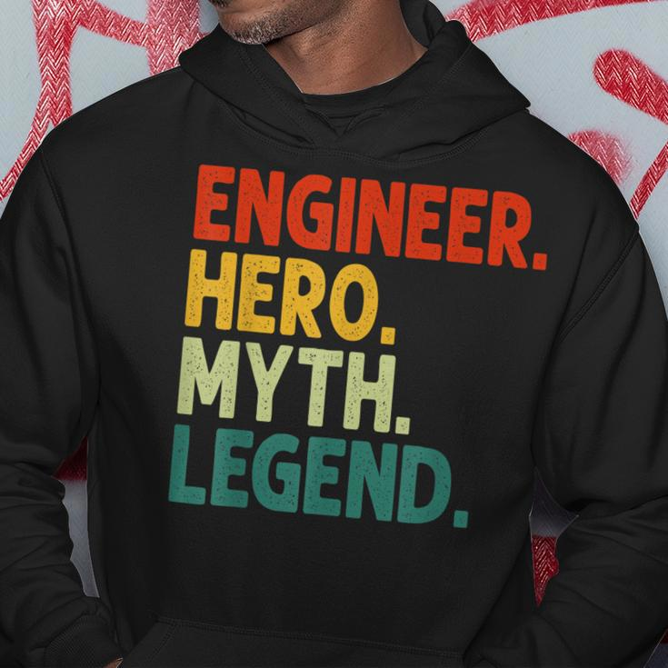 Ingenieur Held Mythos Legende Retro Vintage-Technik Hoodie Lustige Geschenke