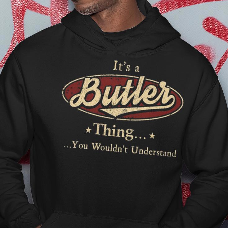 Its A Butler Thing You Wouldnt Understand Personalized Name Gifts With Name Printed Butler Hoodie Seseable CA