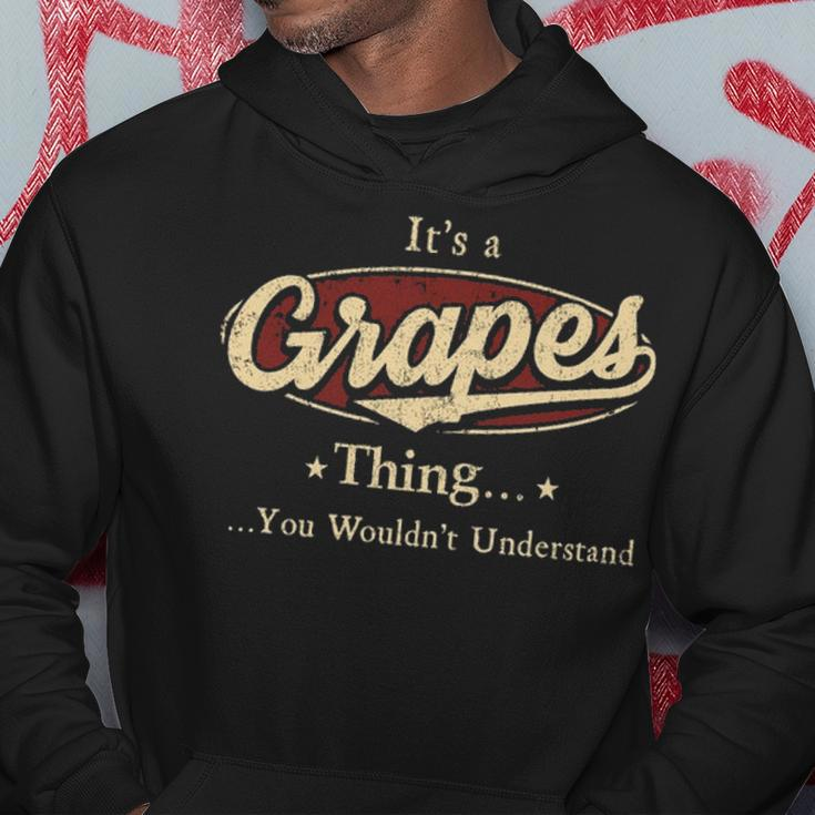 Its A Grapes Thing You Wouldnt Understand Personalized Name Gifts With Name Printed Grapes Hoodie Funny Gifts