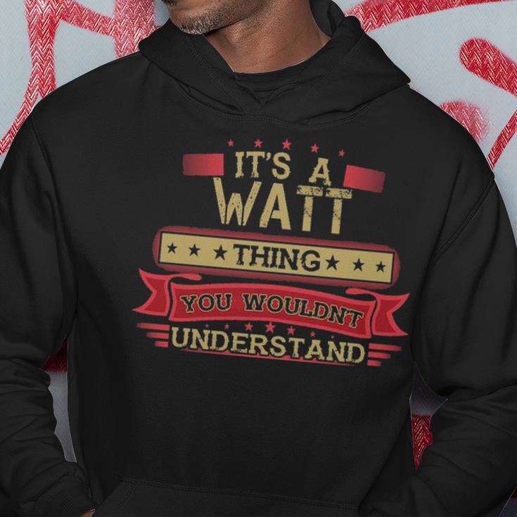 Its A Watt Thing You Wouldnt Understand Watt For Watt Men Hoodie Graphic Print Hooded Sweatshirt Funny Gifts