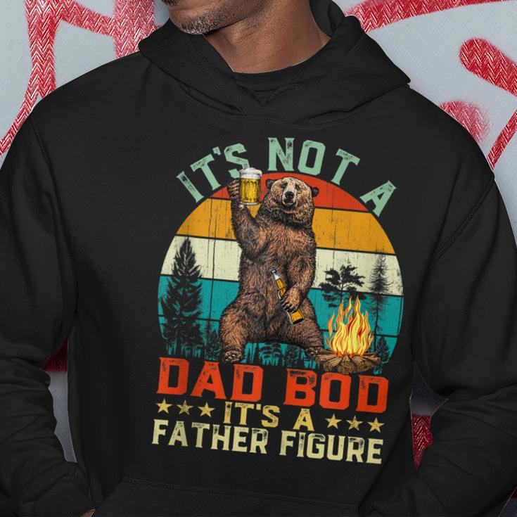 Its Not A Dad Bod Its A Father Figure Funny Bear Fathers Hoodie Funny Gifts