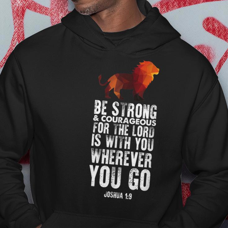 Jesus Lion Bible Verse Bible Study Christian Hoodie - Seseable