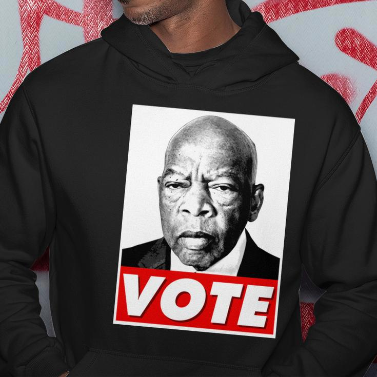 John Lewis Tribute Vote Poster Hoodie Unique Gifts