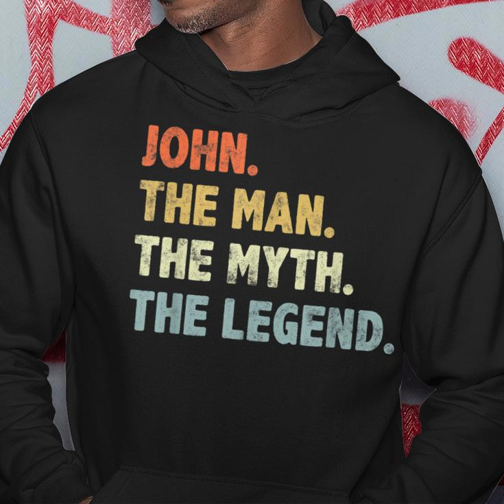 John The Man Myth Legend Father’S Day Gift For Papa Grandpa Hoodie Unique Gifts
