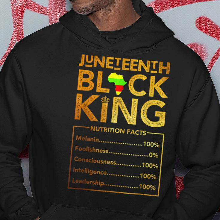 Junenth Black King Melanin Dad Fathers Day Men Fathers Hoodie Unique Gifts
