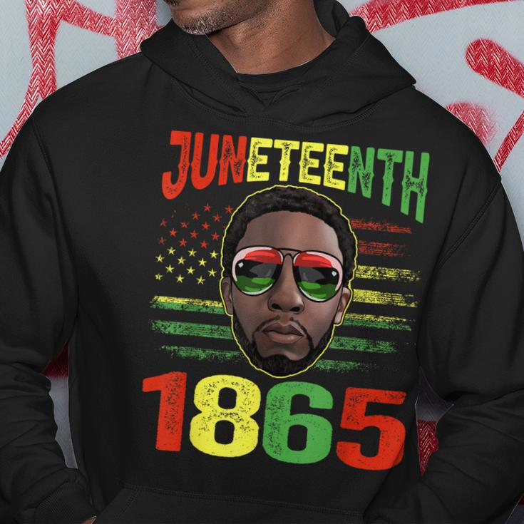 Junenth Is My Independence Day Black King Fathers Day Men Hoodie Unique Gifts