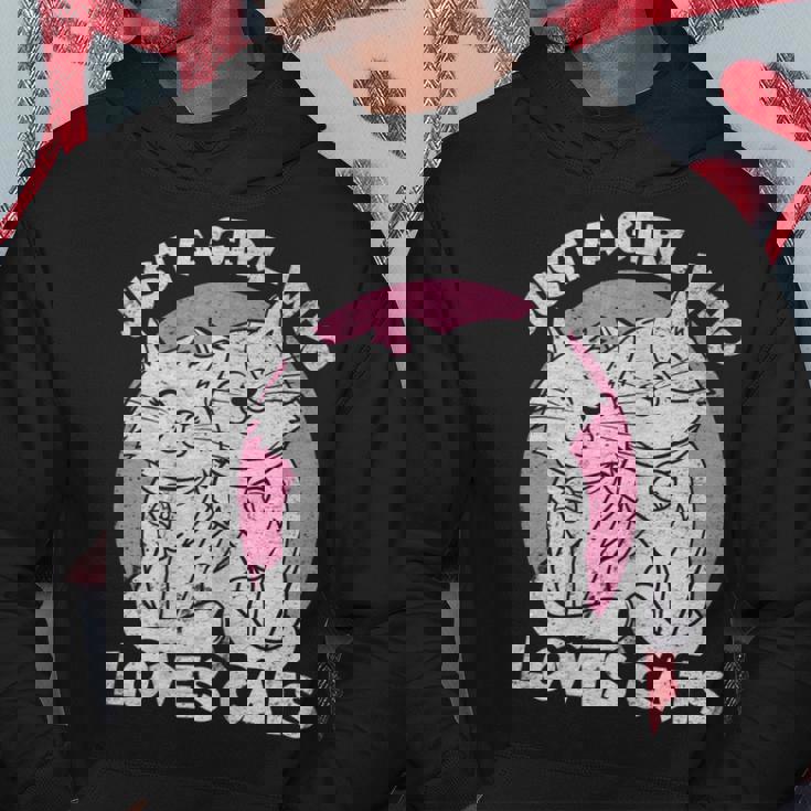 Just A Girl Who Loves Cats Cute Cat For Women Girls Hoodie Personalized Gifts Just A Girl Who Loves Cats Cute Cat For Women Girls Hoodie Personalized Gifts