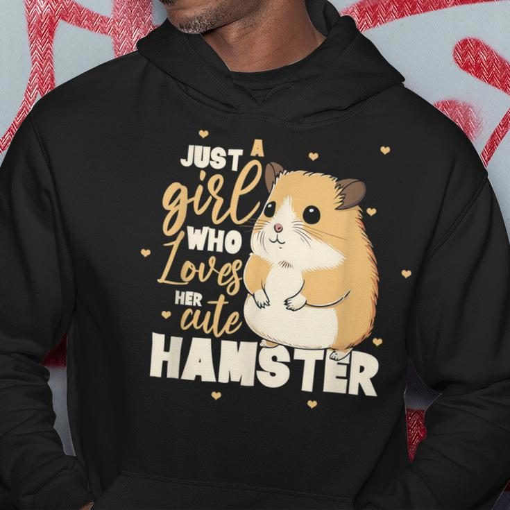 Just A Girl Who Loves Her Cute Hamster National Pet Day Hoodie Unique Gifts