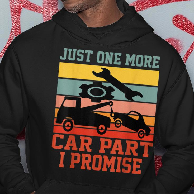 Just One More Car Part I Promise Car Vintage Mechanic Gift Hoodie Unique Gifts