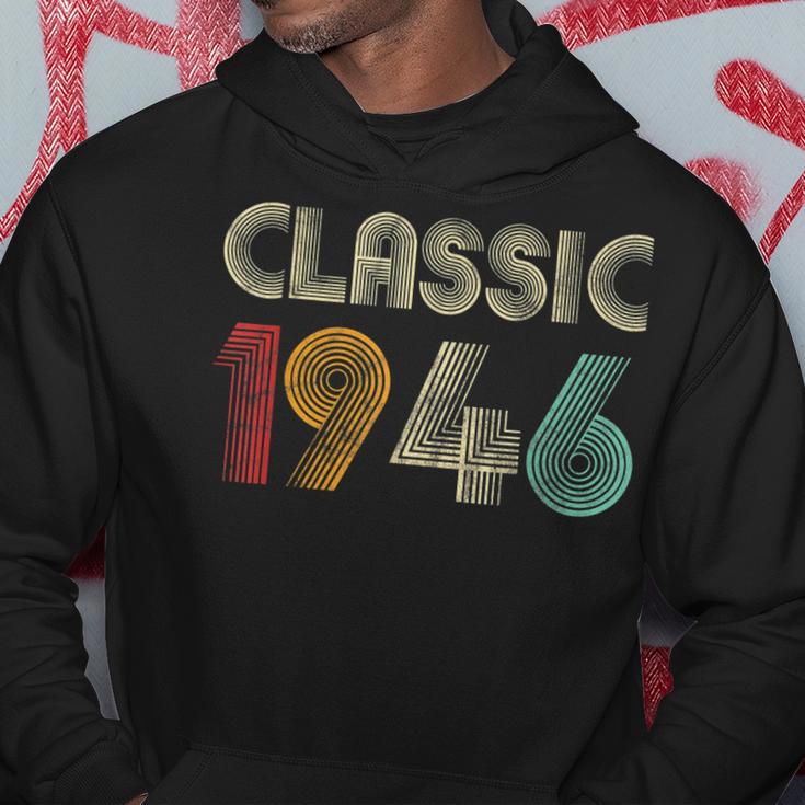 Klassisch 1946 Vintage 77 Geburtstag Geschenk Classic Hoodie Lustige Geschenke