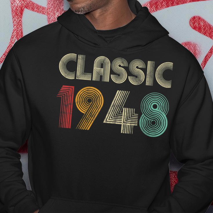 Klassisch 1948 Vintage 75 Geburtstag Geschenk Classic Hoodie Lustige Geschenke