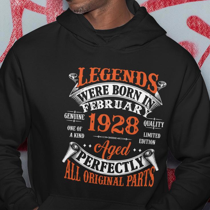 Legend 1928 Vintage 95Th Birthday Born In February 1928 Hoodie Unique Gifts