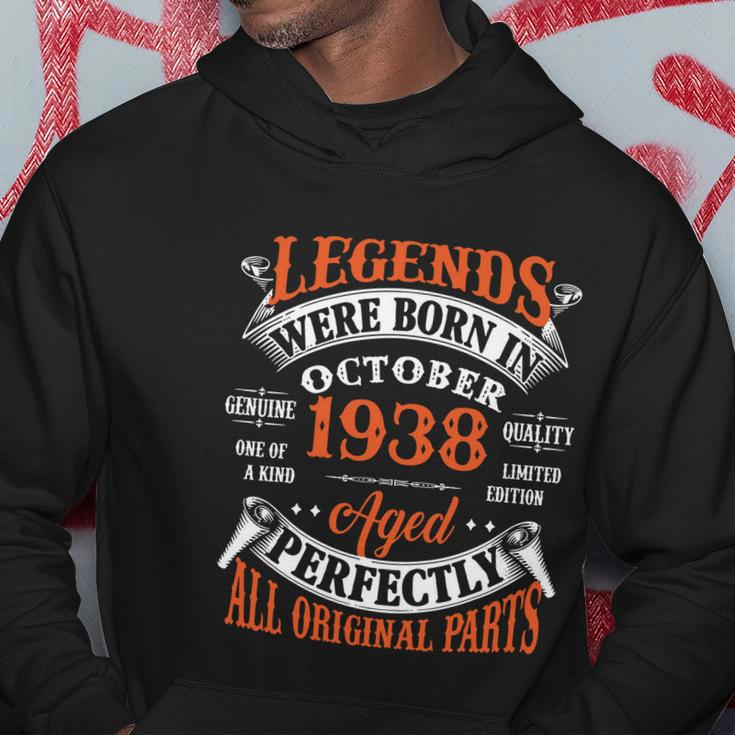 Legend 1938 Vintage 85Th Birthday Born In October 1938 Hoodie Unique Gifts
