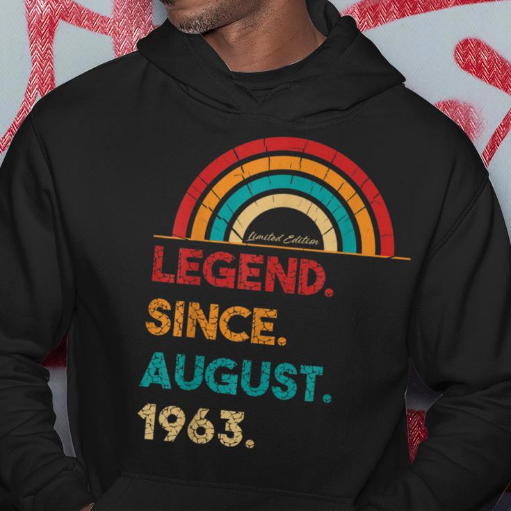 Legend Since August 1963 59 Geburtstag Geschenk Born In 1963 Hoodie Lustige Geschenke