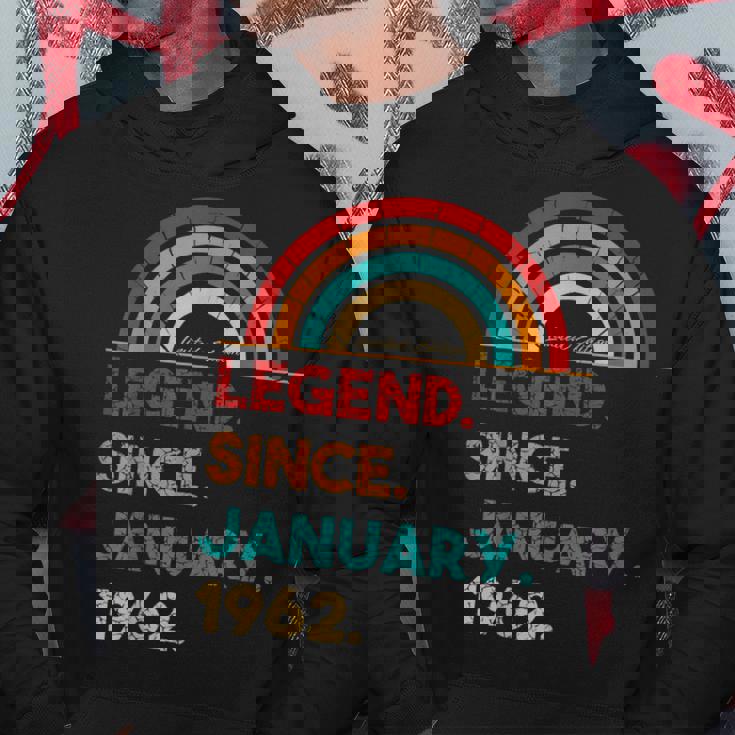 Legend Since Januar 1962 61 Geburtstag Geschenk Born In 1962 Hoodie Lustige Geschenke