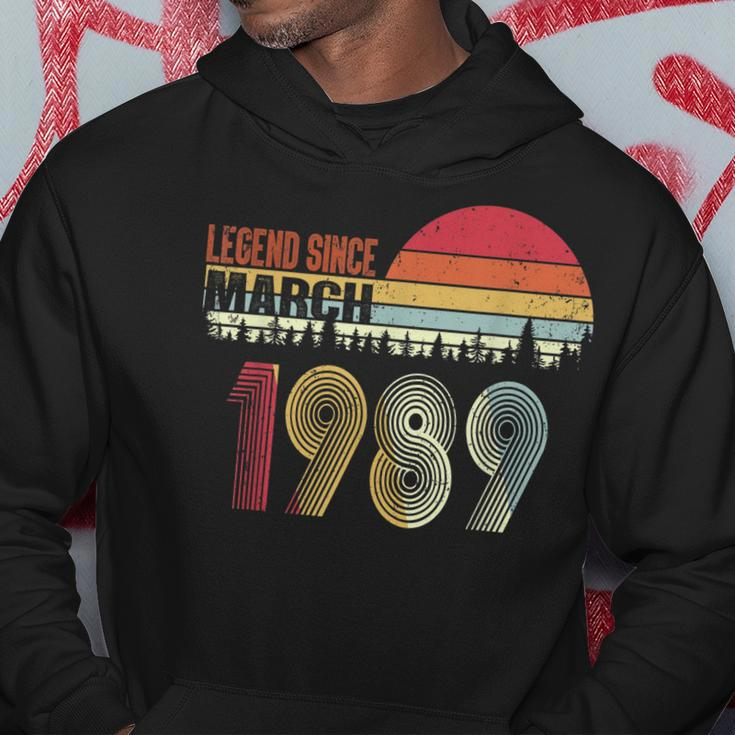 Legend Since March 1989 31St Birthday Gift 31 Years Old Hoodie Unique Gifts