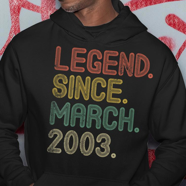Legend Since March 2003 Gifts 17Th Birthday Tee 17 Years Old Hoodie Unique Gifts