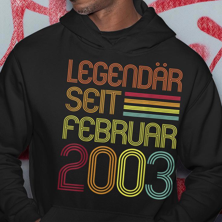 Legendär Seit Februar 2003 Geschenk 20 Geburtstag Hoodie Lustige Geschenke