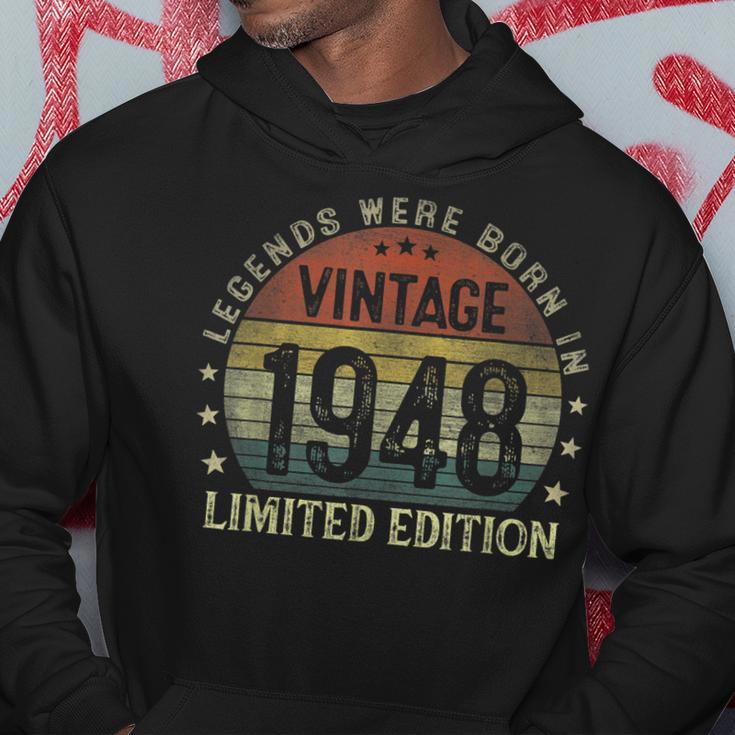 Legenden 1948 Geburtstag Hoodie, 75 Jahre Mann| Jubiläums Tee Lustige Geschenke