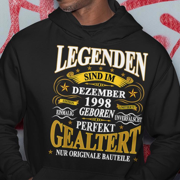 Legenden Dezember 1998 Geburtstag Hoodie - 25. Lustiges Jubiläum Lustige Geschenke