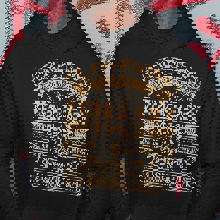 Legenden Februar 1968 - 55. Geburtstag Mann Hoodie, Jahrgang 1968 Lustige Geschenke