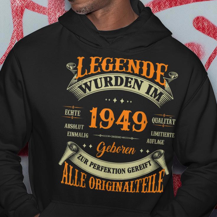 Legenden Wurden Im 1949 Geboren 74 Geburtstag 74 Jahre Hoodie Lustige Geschenke