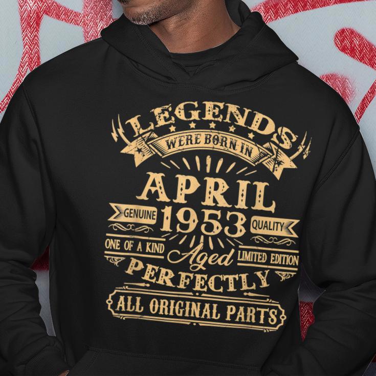 Legenden Wurden Im April 1953 Geschenk 70 Geburtstag Mann V3 Hoodie Lustige Geschenke