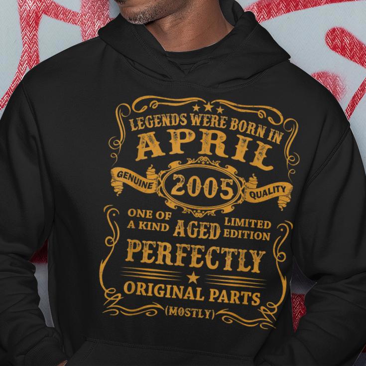 Legenden Wurden Im April 2005 Geschenk 18 Geburtstag Mann V5 Hoodie Lustige Geschenke