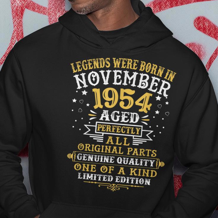 Legends Were Born In November 1954 68 Geburtstag Geschenke Hoodie Lustige Geschenke