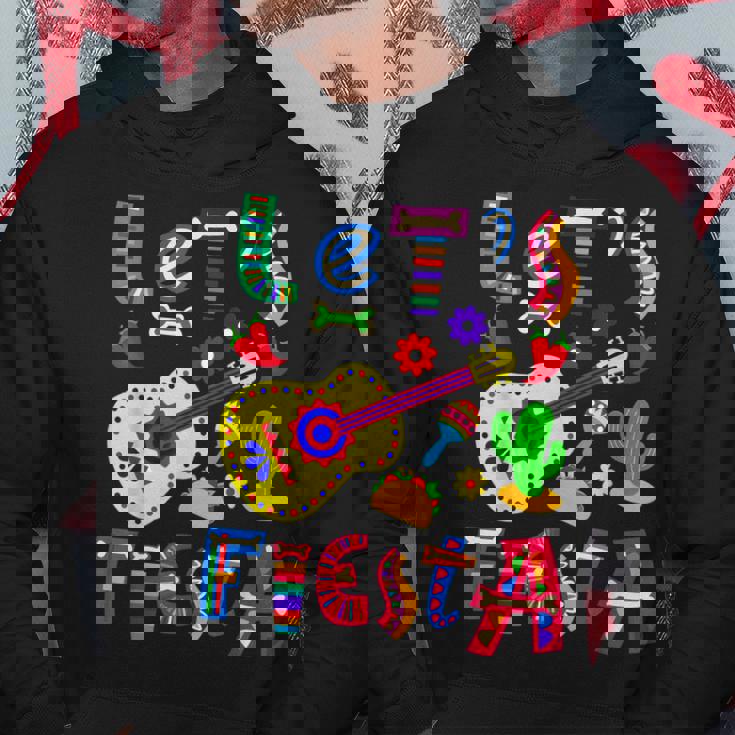 Lets Fiesta Cinco De Mayo Mexican Guitar Fiesta Hoodie Unique Gifts