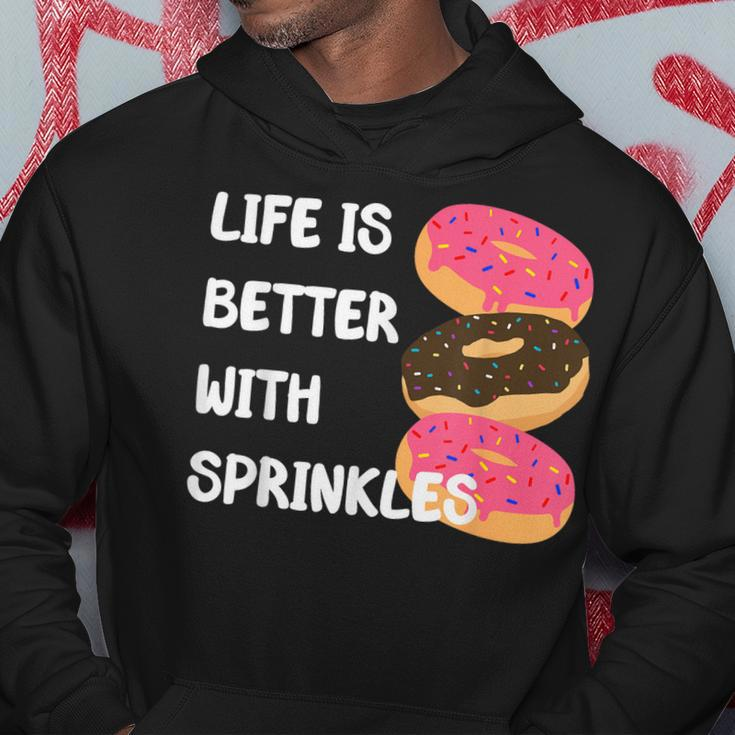 Life Is Better With Sprinkles Donut Doughnut Lover Hoodie Unique Gifts
