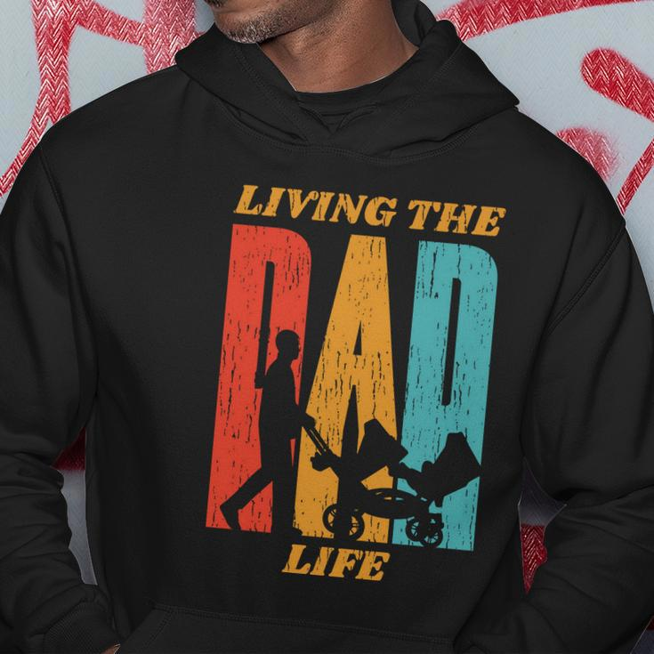 Living The Dad Life Retro Hoodie Unique Gifts