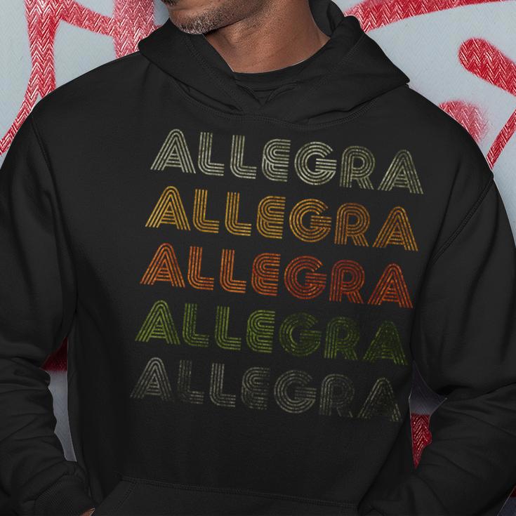 Love Heart Allegra GrungeVintage-Stil Schwarz Allegra Hoodie Lustige Geschenke