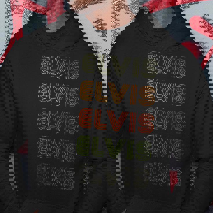 Love Heart-Elvis -Grunge Vintage-Style Black-Elvis Hoodie Unique Gifts