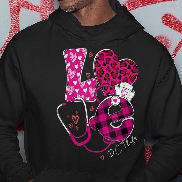 Love Pct Life Happy Valentines Day Outfit For Nurses Hoodie Funny Gifts
