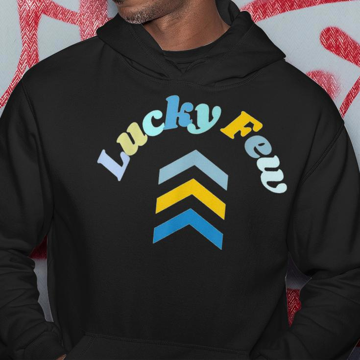 Lucky Few T21 Down Syndrome Awareness Yellow Blue Ribbon Hoodie Unique Gifts