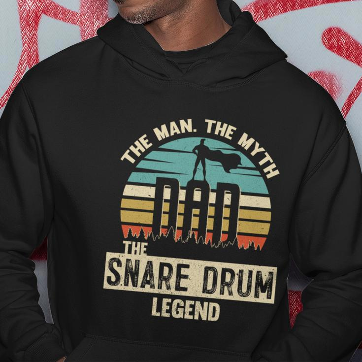 Man Myth Legend Dad Snare Drum Amazing Drummer Gift Hoodie Unique Gifts