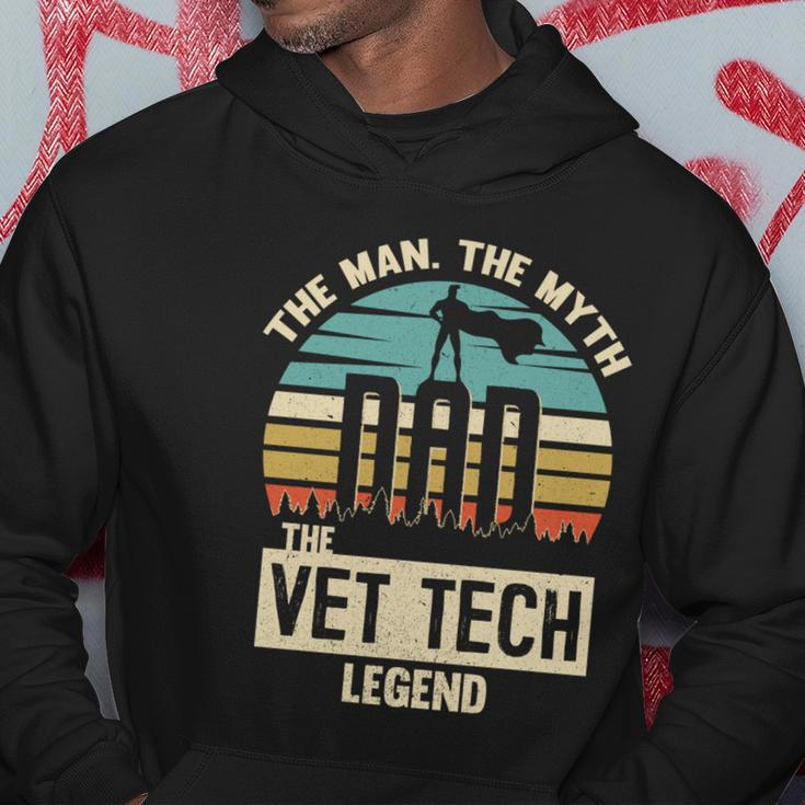 Man Myth Legend Dad Vet Tech Great Gift Hoodie Unique Gifts