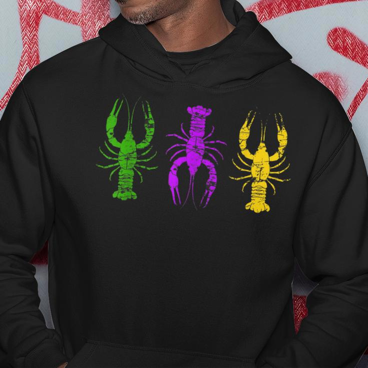 Mardi Gras Crawfish Jester Hat Bead New Orleans Gifts  Hoodie Personalized Gifts